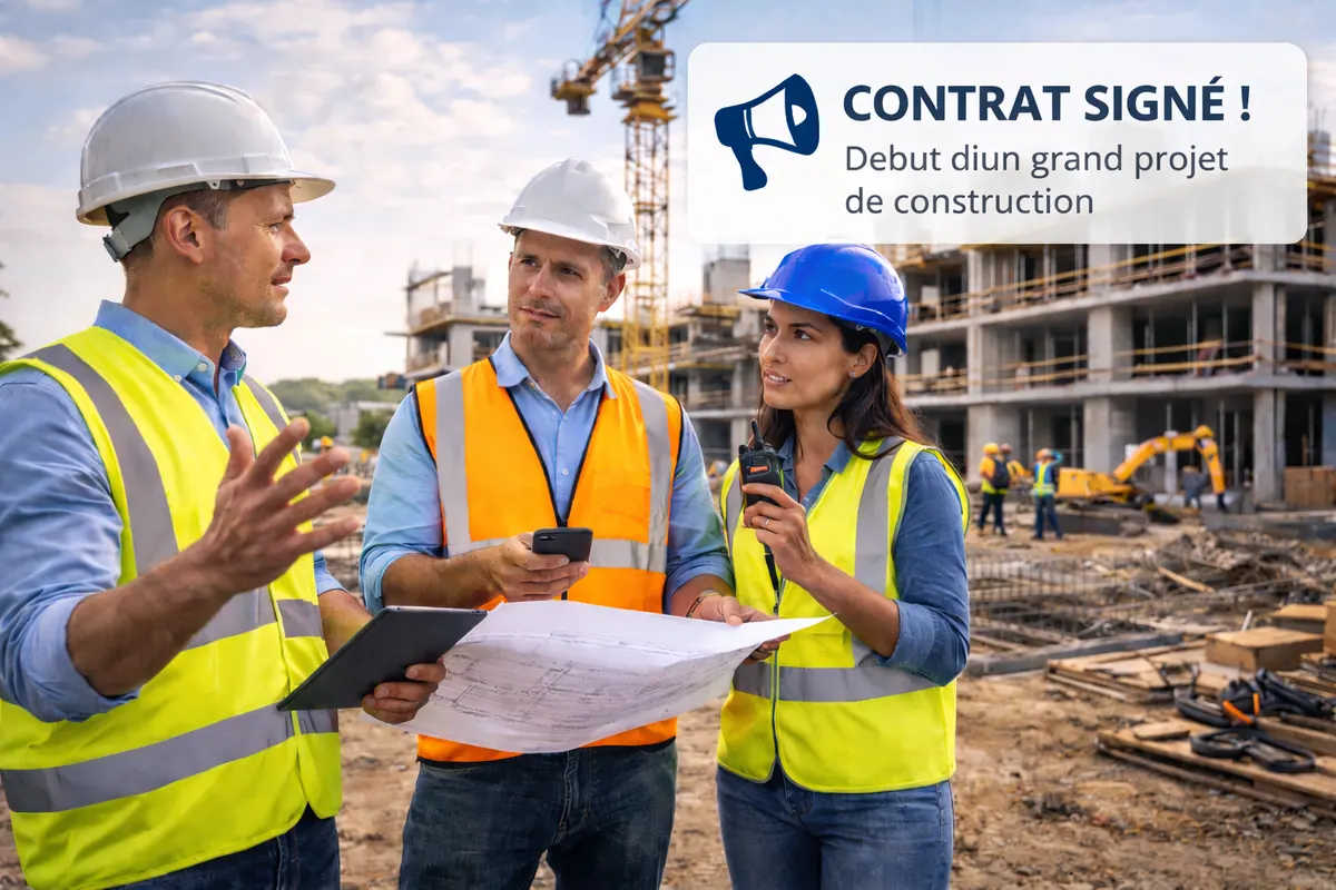 Signature d’un nouveau contrat de construction